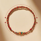 Fortune Jewel Handcrafted Koi Fish Wealth Prosperity Braided Rope Bracelet