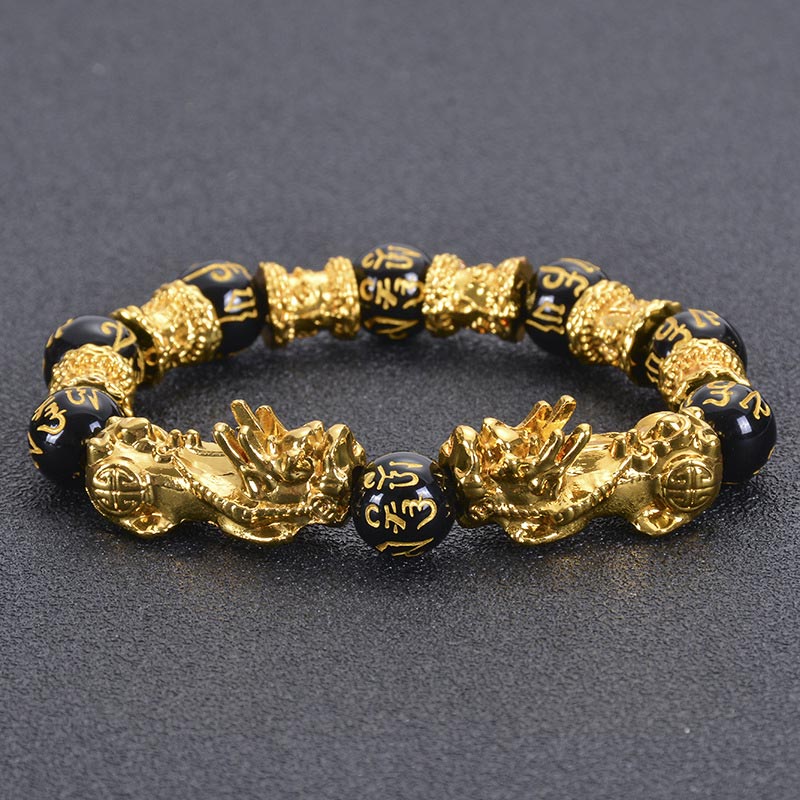 Buddha3bodhi Double Pixiu Obsidian Wealth Bracelet
