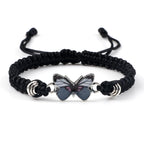 Fortune Jewel Butterfly Freedom Love String Charm Bracelet