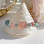 Fortune Jewel Natural Hetian Jade Pearl Peace Buckle Fu Character Gourd Money Bag Strawberry Quartz PiXiu Luck Bracelet