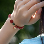Fortune Jewel Cinnabar Happiness Calm Bracelet