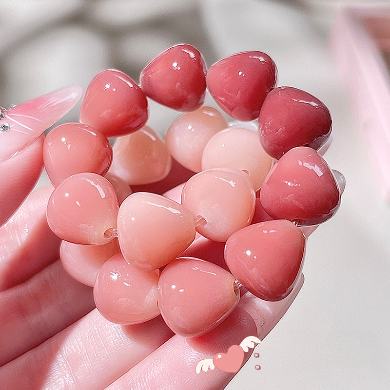 Pink Droplet-Shaped Bodhi Bracelet – Multi-Color Options Available