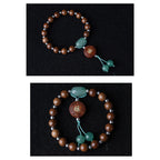 Fortune Jewel Abelia Biflora Wood Happiness Protection Bracelet