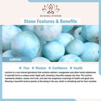 Fortune Jewel Natural Larimar Wisdom Confidence Bracelet