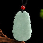 Fortune Jewel Natural Green Jade 12 Chinese Zodiac Luck Prosperity Necklace Pendant