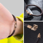 Fortune Jewel Vintage Leather Rope Luck Braid String Bracelet