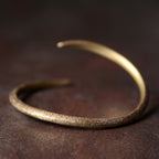 Fortune Jewel Simple Design Copper Luck Adjustable Cuff Bracelet