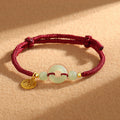 Fortune Jewel 925 Sterling Silver Hetian Jade Peace Buckle Fu Character Charm Abundance Bracelet