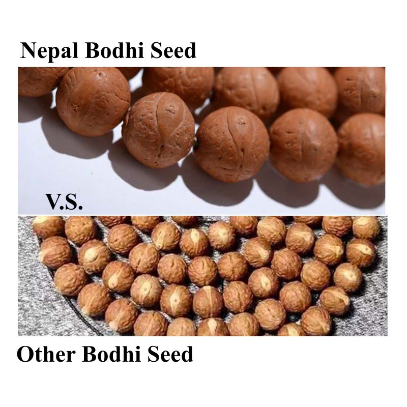Fortune Jewel 108 Mala Beads Nepal Bodhi Seed Luck Wealth Tassel Bracelet