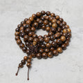 Fortune Jewel 108 Mala Beads Bracelet Prayer Meditation Sandalwood Elastic