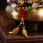 Fortune Jewel The 108 Quartz Healing Mala Bracelet