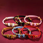Year of the Fire Horse 2026 Red String Bracelet – Zodiac Birth Year Lucky Charm