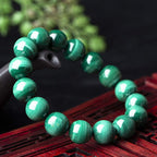 Fortune Jewel Natural Malachite Protection Calmness Bracelet
