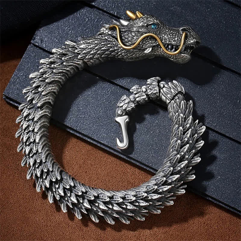 Fortune Jewel Nordic Dragon Handmade Amulet Luck Protection Chain Bracelet Fortune Jewel