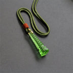 Fortune Jewel Liuli Ancient Pagoda Wisdom Necklace