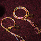 Fortune Jewel Tibetan Handmade Luck Colorful String Single Double Wrap Braided Bracelet