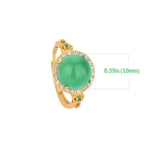 Fortune Jewel Green Jade Fortune Ring
