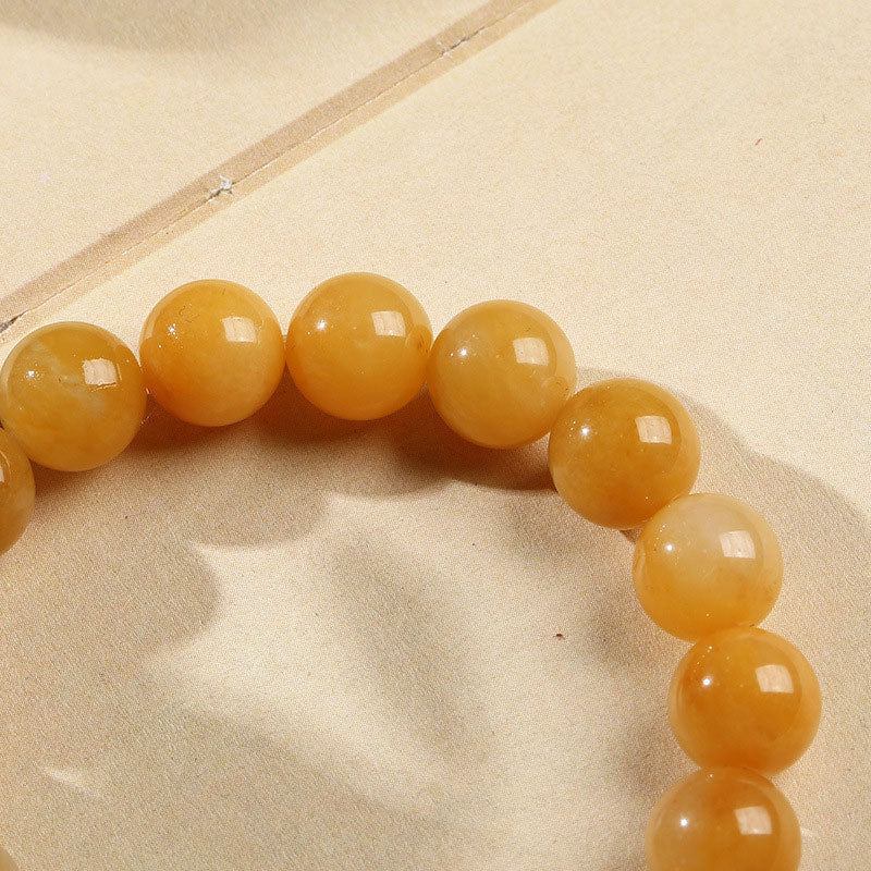 Fortune Jewel Golden Silk Jade Pixiu Wealth Bracelet