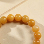 Fortune Jewel Golden Silk Jade Pixiu Wealth Bracelet