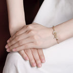 Fortune Jewel 925 Sterling Silver Hetian Jade Peace Buckle Lotus Luck Chain Bracelet