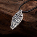 Fortune Jewel Tibetan 925 Sterling Silver Om Mani Padme Hum Dorje Vajra Engraved Strength Necklace Pendant