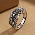 Fortune Jewel Lotus Symbol Koi Fish Enlightenment Ring Fortune Jewel