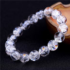 Fortune Jewel Natural White Crystal Protection Healing Bracelet