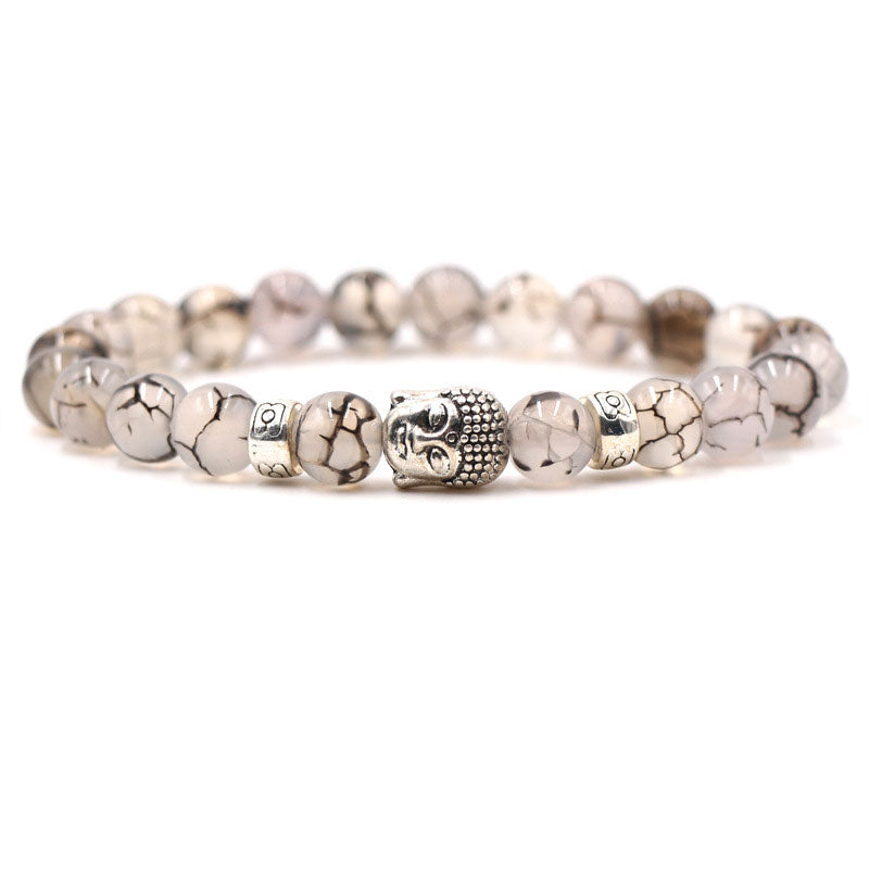 Fortune Jewel Purple Agate Protection Bracelet