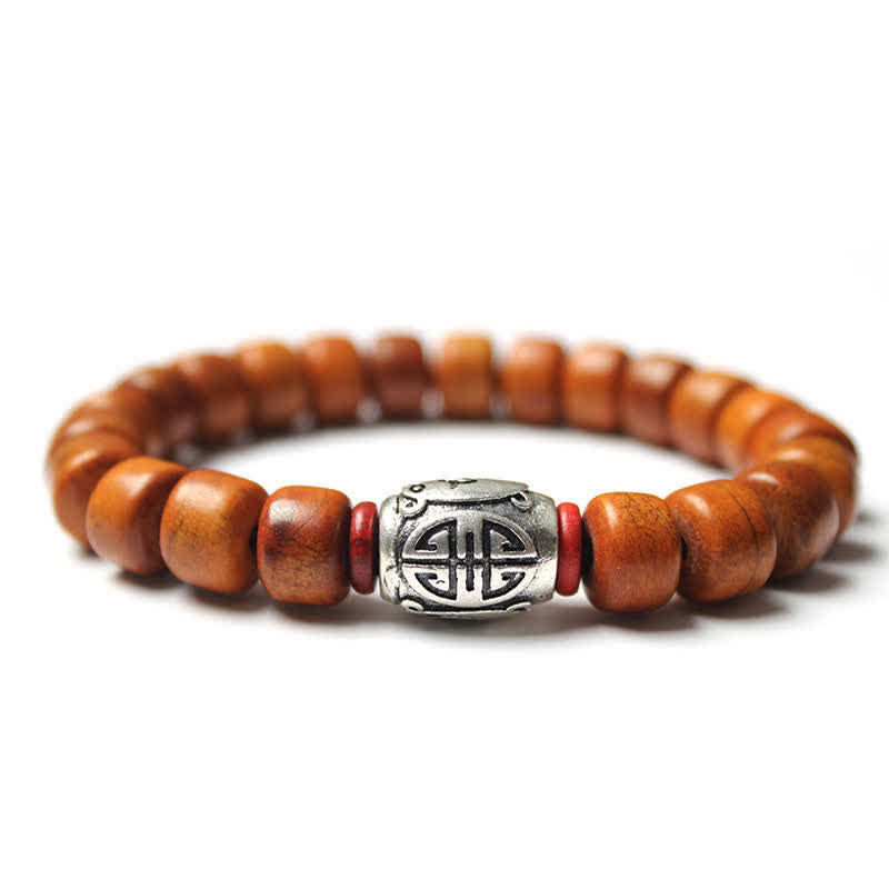 Fortune Jewel Tibetan Bone Beads Om Mani Padme Hum Strength Bracelet