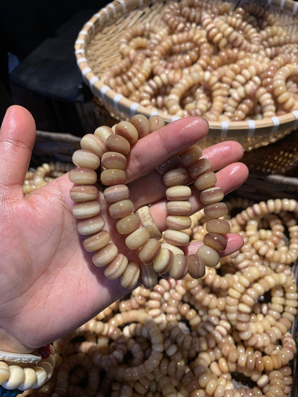 Camel Bone Flake Bracelet（12mm*8mm/13mm*7mm）