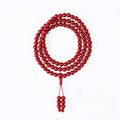 Buddha3bodhi 8mm Red Agate Bracelet 108 Bead Mala Prayer Beads