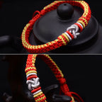 Fortune Jewel Colorful Rope True Love Knot Luck Handmade Bracelet