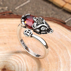 Fortune Jewel FengShui Genstone PiXiu Wealth Adjustable Ring