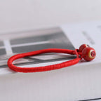 Fortune Jewel FengShui Lucky Red String Ceramic Bracelet