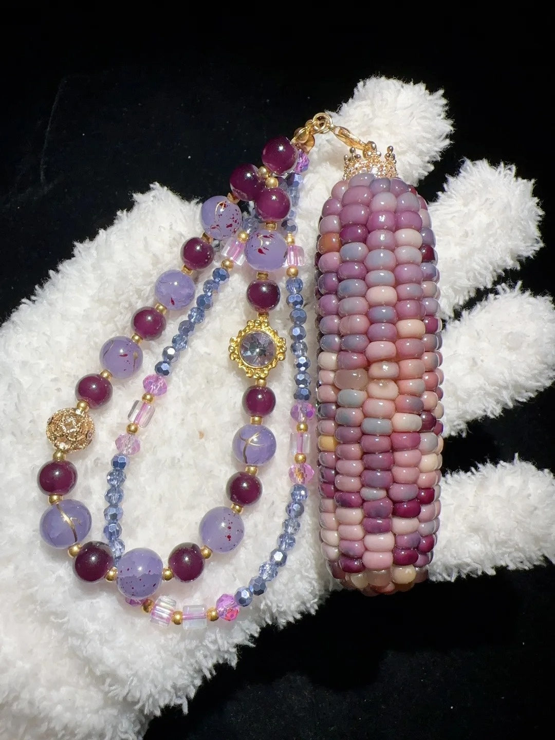 Fairy Purple Corn Charms – Dreamy Fidget for Stress Relief