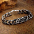 Fortune Jewel Vintage Patterns Engraved Healing Bracelet