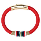 Fortune Jewel Tibetan Handmade Colorful King Kong Knot Five Elements Luck Braid String Bracelet