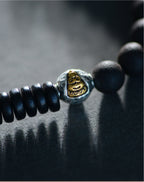 Black Sandalwood Tibetan Dzi Beads bracelet