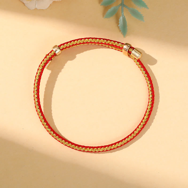 Fortune Jewel Colorful Rope Zongzi Pattern Luck Handmade Child Adult Bracelet