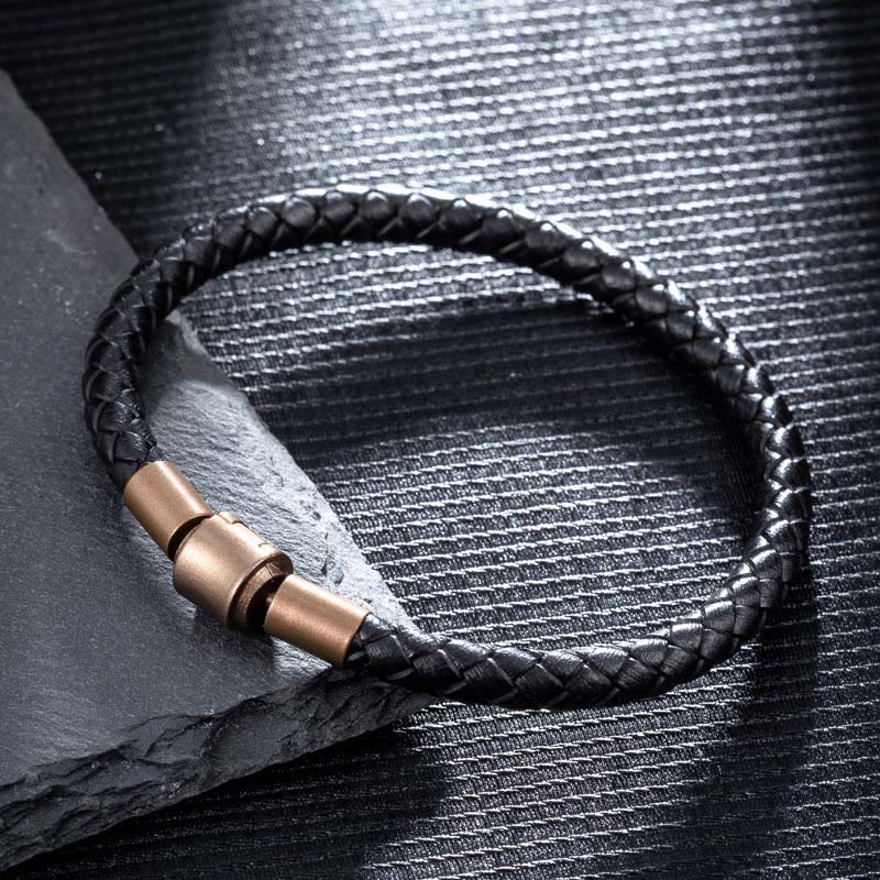 Fortune Jewel Vintage Leather Rope Luck Braid String Bracelet