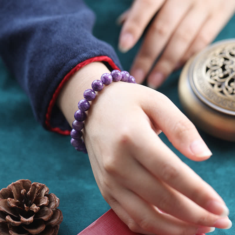 Fortune Jewel Amethyst Crystal Positive Transformation Bracelet