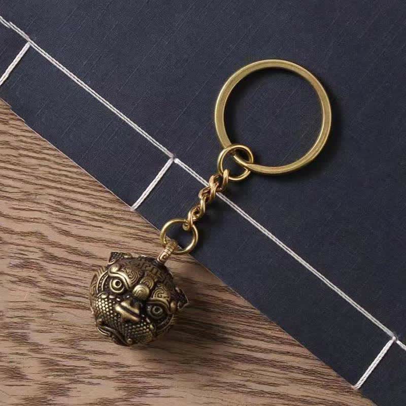 Fortune Jewel PiXiu Wealth Copper Key Chain