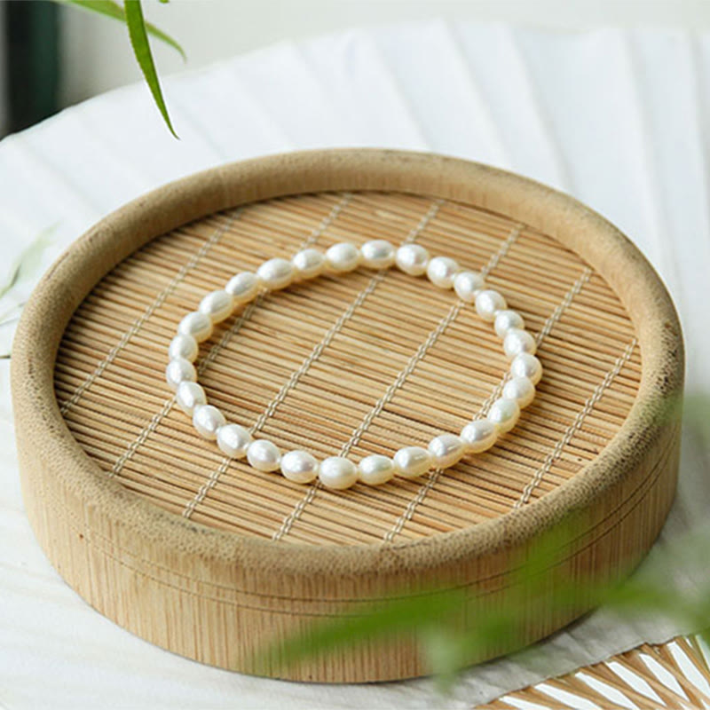 Fortune Jewel Natural Pearl Healing Beaded Bracelet