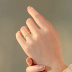 Fortune Jewel Natural Citrine Happiness Prosperity Ring