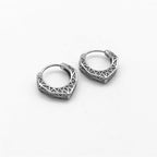 Fortune Jewel Viking Hoop Titanium Steel Balance Earrings