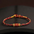 Fortune Jewel Handmade Colorful Rope King Kong Knot Braided Luck Bracelet