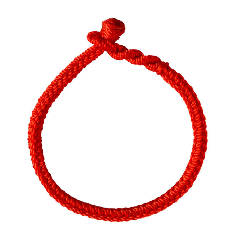 Fortune Jewel Tibetan Handmade Eight Thread Peace Knot Protection Braided String Bracelet