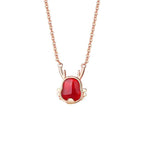❗❗❗A Flash Sale- Fortune Jewel 925 Sterling Silver Year of the Dragon Natural Red Agate Dragon Attract Fortune Fu Character Strength Bracelet Necklace Pendant Earrings