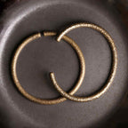 Fortune Jewel Rustic Design Copper Balance Adjustable Cuff Bracelet