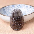 Fortune Jewel Chinese Zodiac Obsidian Protection Necklace
